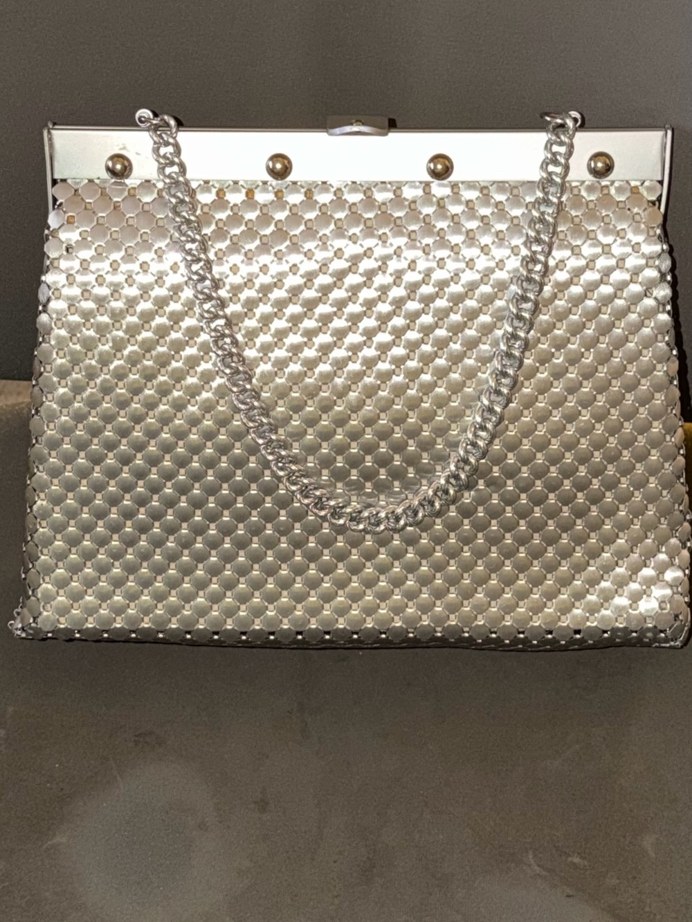 Vintage Whiting & Davis handbag 1960 MCM